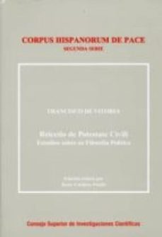relectio de potestate civili : estudios sobre su filosofia politica (ebook)-francisco de vitoria-9788400096960