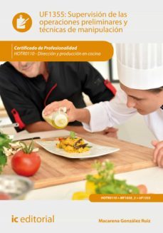 supervision de las operaciones preliminares y tecnicas de manipulacion. hotr0110 (ebook)-macarena gonzález ruiz-9788411033060