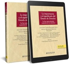 la importancia y el significado del estado de derecho"-juan jose torres fernandez nieto-adolfo menendez menendez-9788411634960