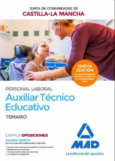 auxiliar tecnico educativo (personal laboral de la junta de comunidades de castilla-la mancha: temario-9788414222560