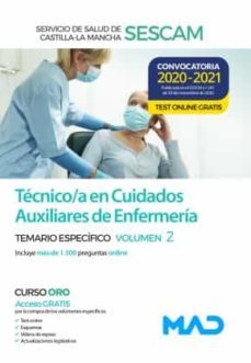 técnico/a en cuidados auxiliares de enfermería del servicio de salud de castilla-la mancha (sescam). temario específico volumen 2-9788414241660