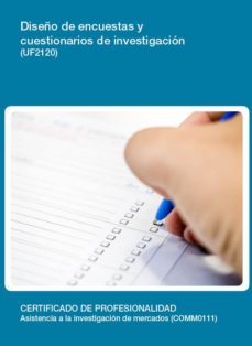 (i.b.d.) uf2120: diseño de encuentes y cuestionarios de investigacion-9788416492060