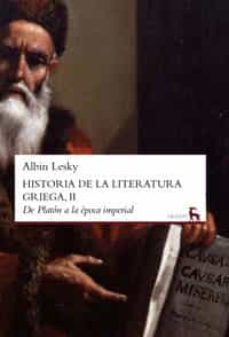 historia de la literatura griega, ii-9788424911560