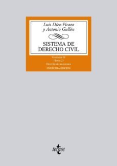 sistema de derecho civil (vol. iv - tomo 2):derecho de sucesiones (11ª ed.)-9788430955060