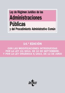 ley de regimen juridico de las administraciones publicas y del procedimiento administrativo comun (14ª ed.)-9788430966660