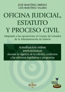 oficina judicial, estatuto y proceso civil-9788430986460
