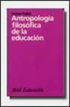 antropologia filosofica de la educacion-9788434426160