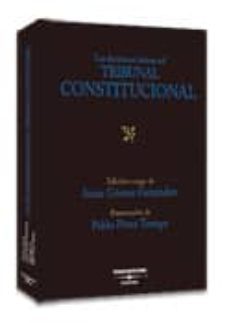 las decisiones basicas: tribunal constitucional-9788447026760
