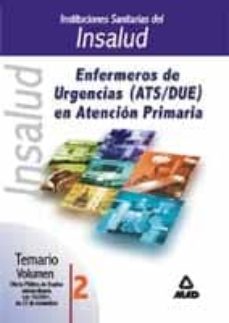 enfermeros/as de urgencia insalud temario (vol. ii)-9788466509060