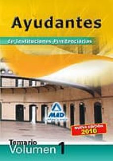 ayudantes de instituciones penitenciarias. temario. volumen i-9788467621860