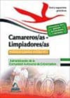 camareros/as-limpiadores/as. personal laboral (grupo v) de la administracion de la comunidad autonoma de extremadura: test y   supuestos practicos-9788467696660