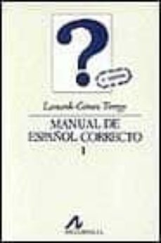 manual de español correcto (t .1)-9788476350560