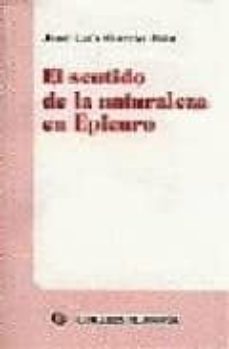 el sentido de la naturaleza en epicuro-9788481512960