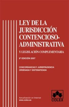 ley de la jurisdiccion contencioso administrativa-9788483420560