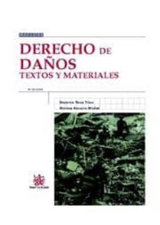 derecho de daños textos y materiales-encarnacion roca trias-9788490042960
