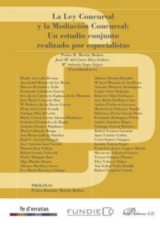 ley concursal. ley de mediacion en asuntos civiles y mercantiles. real decreto 980-2013 (ebook)-pedro. b martin molina-9788490850060