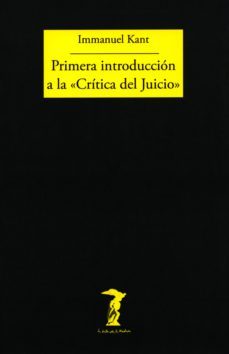 primera introduccion a la "critica del juicio" (ebook)-immanuel kant-9788491141860