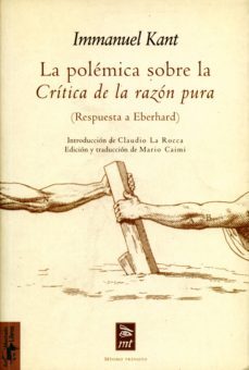 la polemica sobre la critica de la razon pura (ebook)-9788491142560
