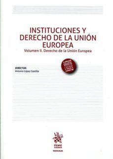 instituciones y derecho de la union europea ii-9788491196860