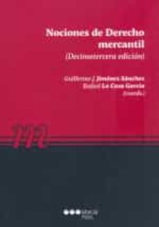 nociones de derecho mercantil (13ª ed)-guillermo j. jimenez sanchez-9788491238560