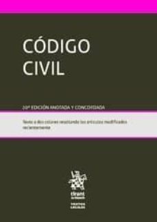 codigo civil 20ª edicion 2016-9788491431060