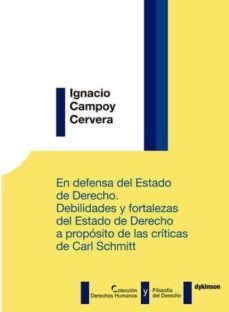 en defensa del estado de derecho-ignacio campoy cervera-9788491484660