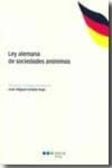 ley alemana de sociedades anonimas de 6 de septiembre de 1965-9788497687560