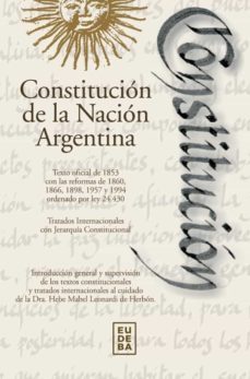 constitucion de la nacion argentina (ebook)-hebe mabel leonardi de herbon-9789502330860