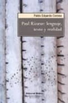 paul ricoeur: lenguaje, texto y realidad-pablo edgardo corona-9789507865060