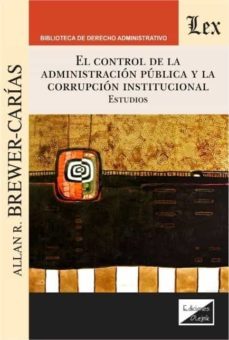 control de la administracion publica y la corrupcion instituciona l, el-9789563926460