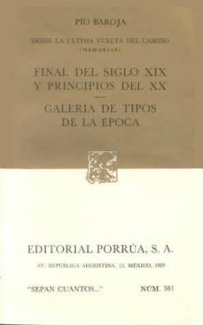 final del siglo xix y principios del xx-pio baroja-9789684523760