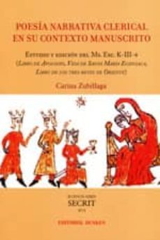 poesia narrativa clerical en su contexto manuscrito-carina zubillaga-9789870272960
