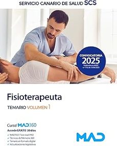 fisioterapeuta del servicio canario de salud. temario volumen 1-9791370281960