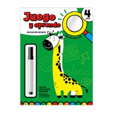 juego y aprendo 4 años - con lupa y rotulador borrable-9791387627560