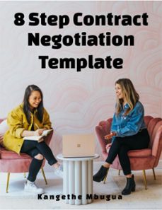 8 step contract negotiation template (ebook)-kangethe mbugua-9798230108160
