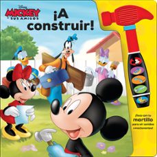 ¡a construir! libro con martillo sonoro mickey-9798384602460
