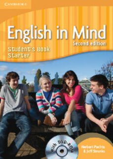 english in mind starter level student s book with dvd-rom 2nd edition (solo portugal)-9780521185370