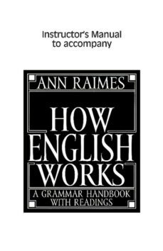 how english works instructor s manual-9780521657570