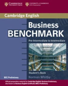 business benchmark pre-intermediate to intermediate: student s bo ok-guy brook hart-norman whitby-9780521671170