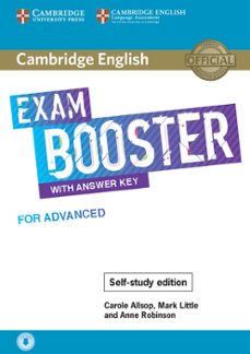 cambridge english exam booster with answer key for advanced - self-study edition-9781108564670