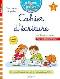 cahier ecriture avec sami et julie dès 5 ans-9782017223870