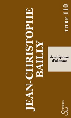 description d'olonne (ebook)-jean christophe bailly-9782267028270