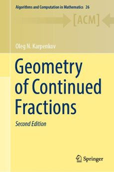 geometry of continued fractions (ebook)-oleg n. karpenkov-9783662652770