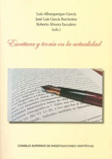escritura y teoria en la actualidad-9788400102470