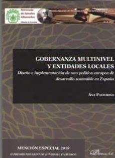 gobernanza multinivel y entidades locales-ana pastorino-9788413244570