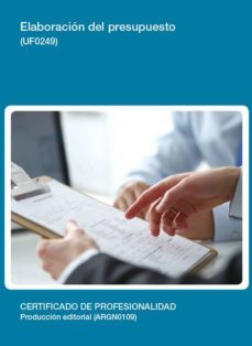 elaboracion del presupuesto (uf0249)-jordi aubia i de higes-9788416492770