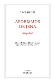 aforismos de jena (1803-1806)-georg wilhelm friedrich hegel-9788418239670