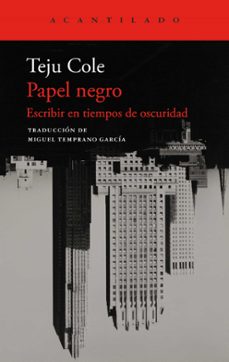papel negro-teju cole-9788419958570