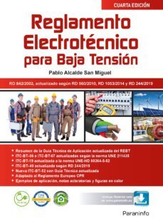 reglamento electrotecnico para baja tension 4ª edicion-pablo alcalde san miguel-9788428344470