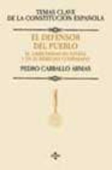 el defensor del pueblo: el ombudsman en españa y en el derecho co mparado-pedro carballo armas-9788430939770